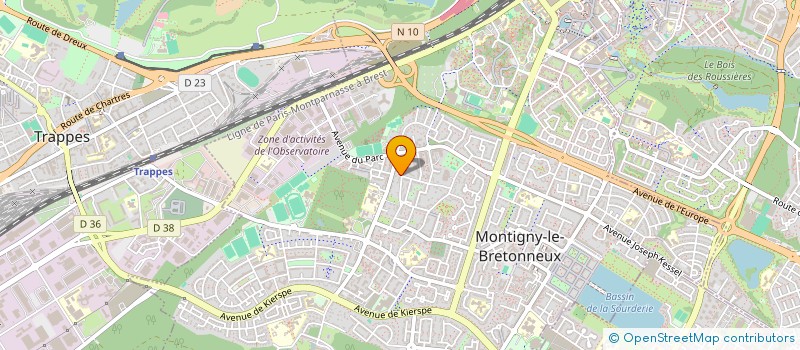 localisation de l'entreprise AMANDORIA  MONTIGNY-LE-BRETONNEUX