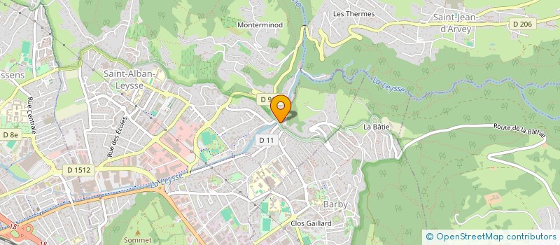 localisation de l'entreprise AMANDREAM  SAINT-ALBAN-LEYSSE