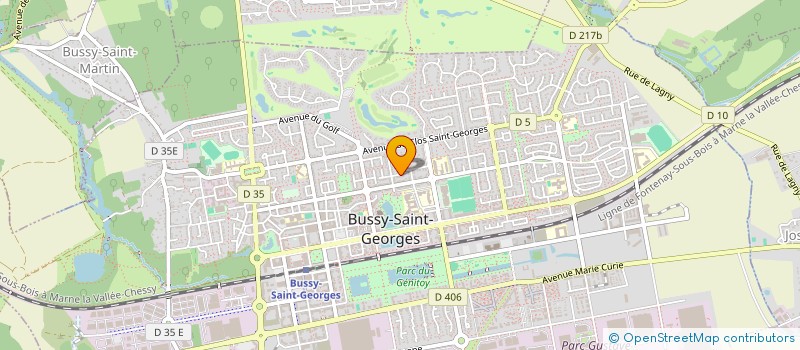 localisation de l'entreprise AMANE CONSULTING à BUSSY-SAINT-GEORGES