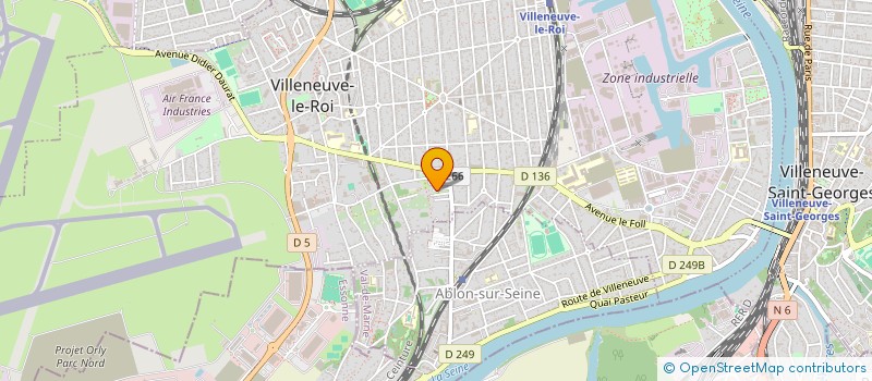 localisation de l'entreprise AMANE ENERGIE à VILLENEUVE-LE-ROI