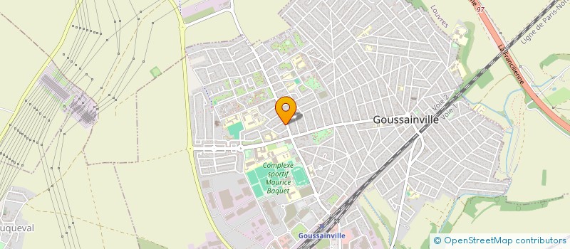 localisation de l'entreprise AMANE VIANDES SACRIFIEES  GOUSSAINVILLE