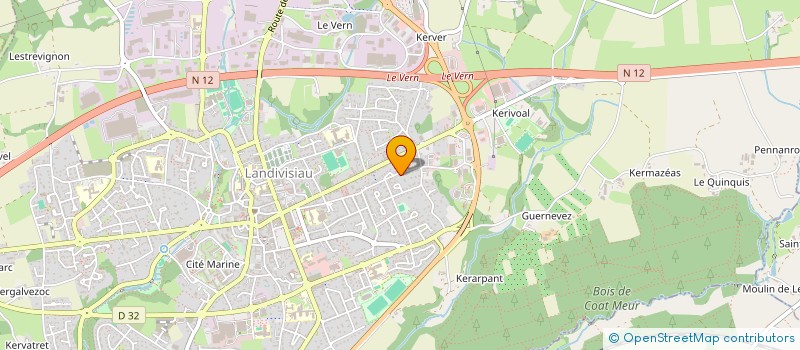 localisation de l'entreprise AMANFIT  ROSPORDEN