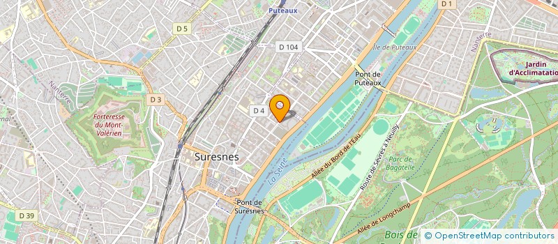 localisation de l'entreprise AMANFOR à SURESNES