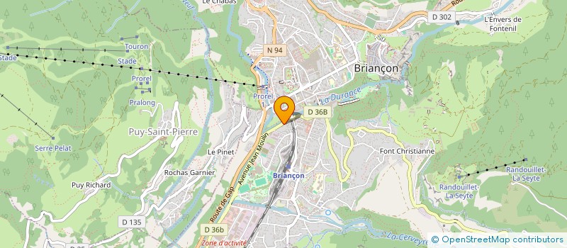 localisation de l'entreprise AMANGUIL à BRIANCON