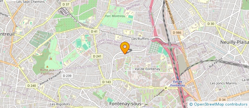 localisation de l'entreprise AMANHA à FONTENAY-SOUS-BOIS