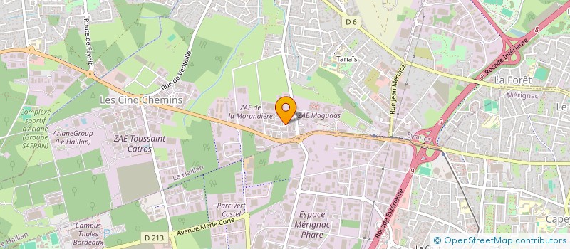 localisation de l'entreprise AMANIGA  LE HAILLAN