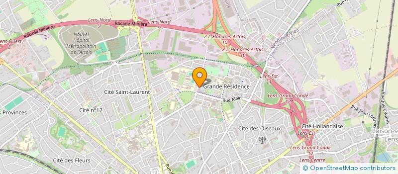 localisation de l'entreprise AMANIRH à LENS