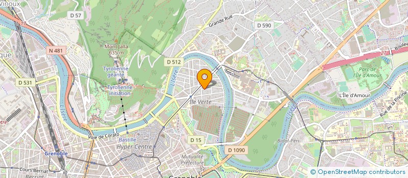 localisation de l'entreprise AMANITE à GRENOBLE