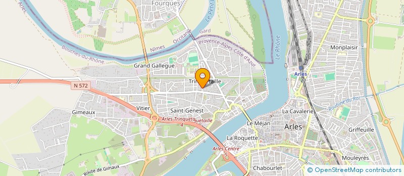 localisation de l'entreprise AMANIVY VOYAGES  ARLES