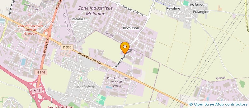 localisation de l'entreprise AMANJENA  SAINT-PRIEST