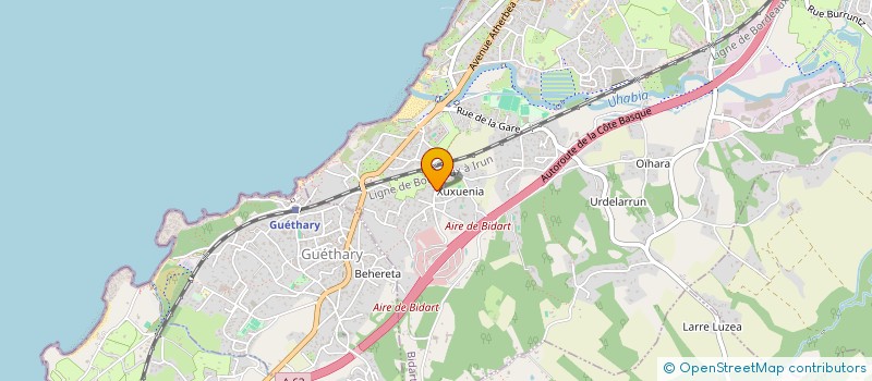 localisation de l'entreprise AMANKILA à BIDART