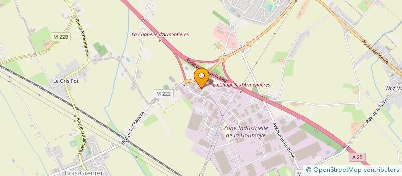 localisation de l'entreprise AMANN FRANCE à LA CHAPELLE-D'ARMENTIERES