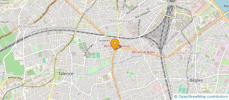 localisation de l'entreprise AMANNA à BORDEAUX