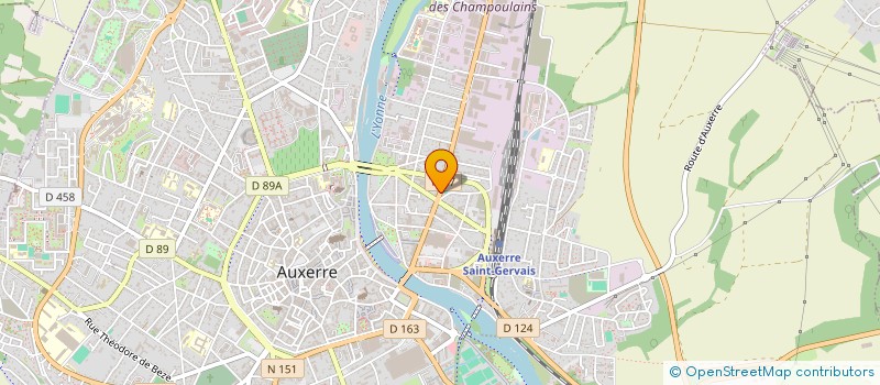 localisation de l'entreprise AMANOA à AUXERRE