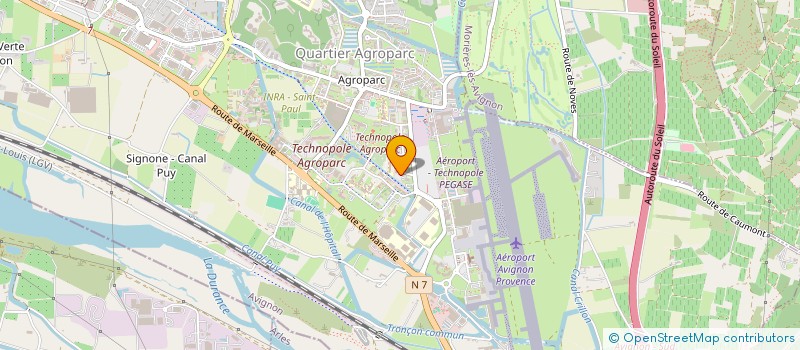 localisation de l'entreprise AMANORA TECHNOLOGIES à AVIGNON