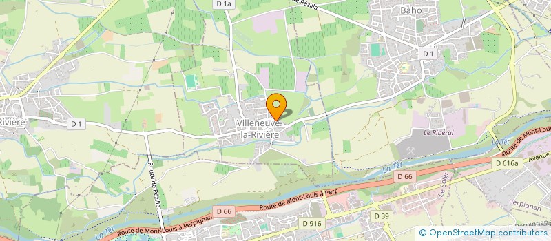 localisation de l'entreprise AMANPO  VILLENEUVE-LA-RIVIERE