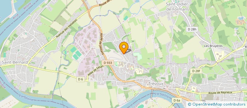 localisation de l'entreprise AMANRA CONSULTING à TREVOUX