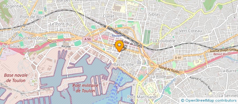 localisation de l'entreprise AMANTAR à TOULON