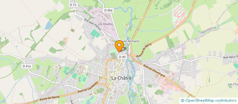 localisation de l'entreprise AMANTINE à LA CHATRE