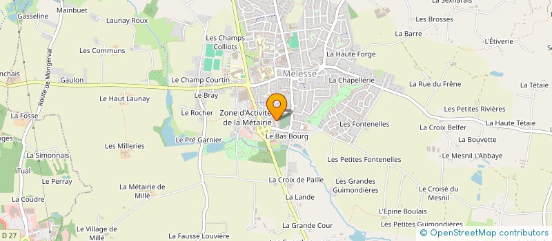 localisation de l'entreprise AMANTIS  MELESSE