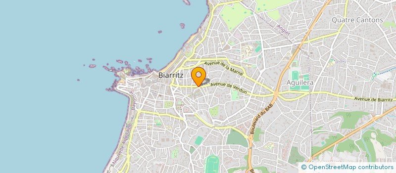 localisation de l'entreprise AMANTIS à BIARRITZ
