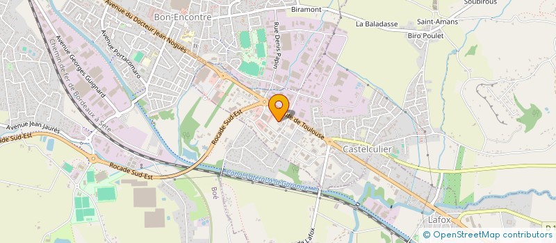 localisation de l'entreprise AMANTIT à CASTELCULIER