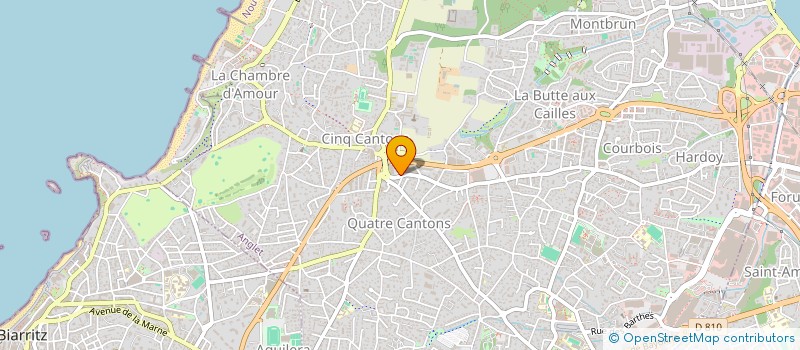 localisation de l'entreprise AMANY à ANGLET