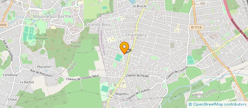 localisation de l'entreprise AMAP AUX PANIERS DE CHAMBERY  VILLENAVE-D'ORNON