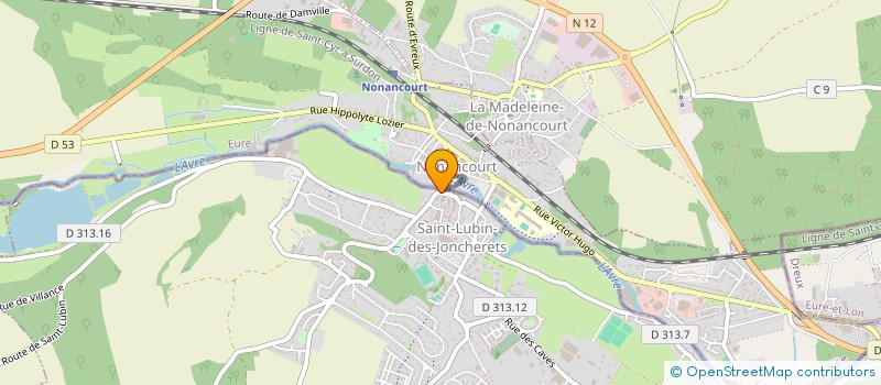 localisation de l'entreprise AMAP BIO 28 à SAINT-LUBIN-DES-JONCHERETS