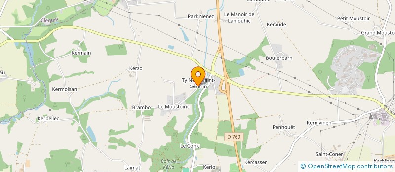 localisation de l'entreprise AMAP DE KERFLEAU à CAUDAN