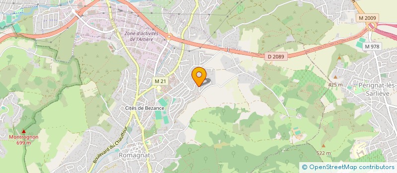 localisation de l'entreprise AMAP DE ROMAGNAT  ROMAGNAT