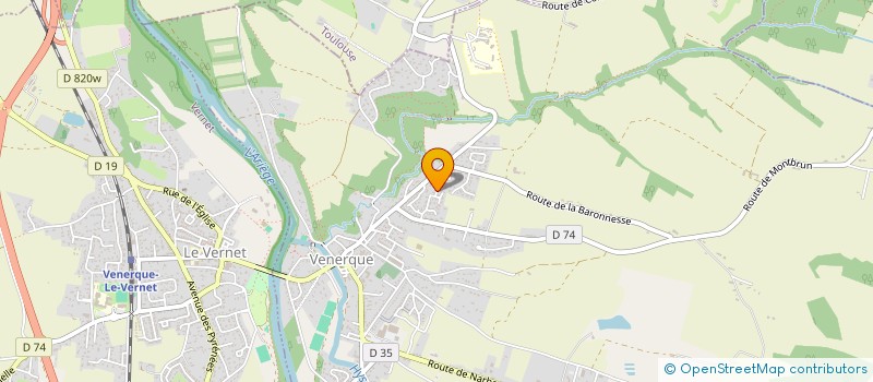 localisation de l'entreprise AMAP DES JARDINS DU CASTELLET à VENERQUE