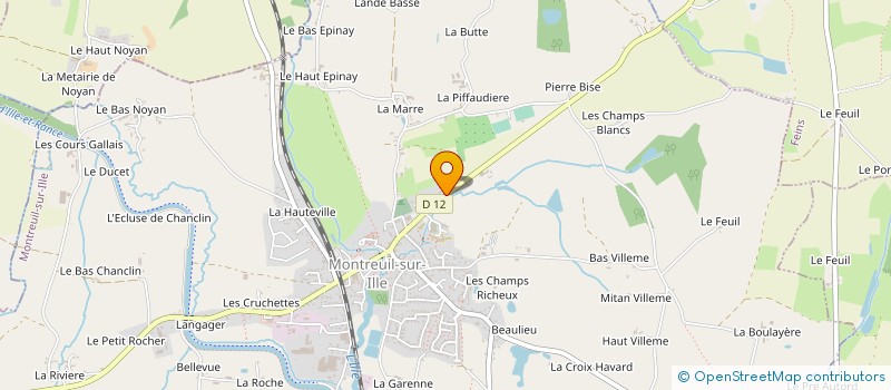 localisation de l'entreprise AMAP DU COURT'ILLE  MONTREUIL-SUR-ILLE