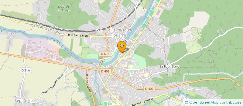 localisation de l'entreprise AMAP DU PAYS FERTOIS à LA FERTE-SOUS-JOUARRE