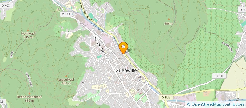 localisation de l'entreprise AMAP FRAMBOISES ET DORYPHORES  GUEBWILLER