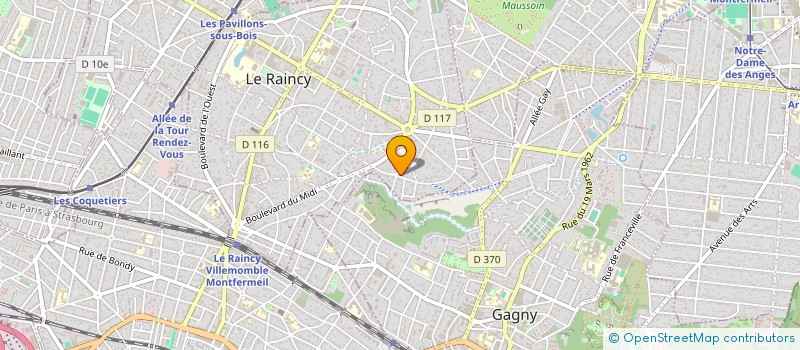 localisation de l'entreprise AMAP LE RAINCY  LE RAINCY