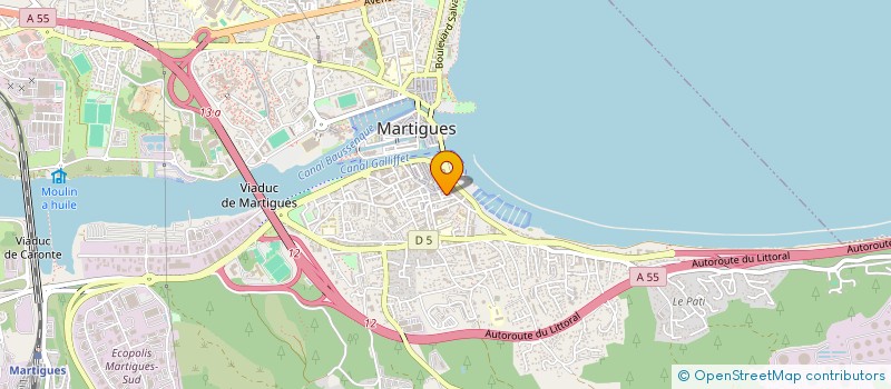 localisation de l'entreprise AMAPEN à MARTIGUES