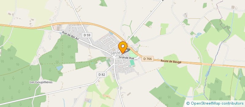 localisation de l'entreprise AMAPHI  JARZE VILLAGES