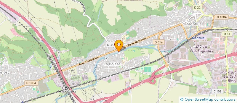 localisation de l'entreprise AMAPLAN à LA BOISSE