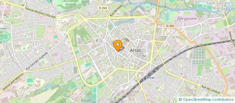 localisation de l'entreprise AMAPOLA à ARRAS