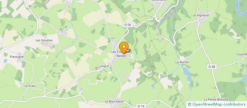 localisation de l'entreprise AMAPPETIT CREUSOIS à BUSSIERE-DUNOISE