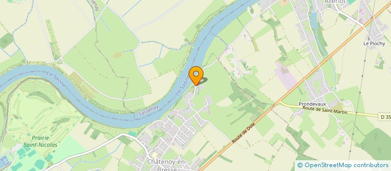 localisation de l'entreprise AMAPS 71 (ASSOCIATION DE MOTARDS POUR L'AMELIORATION ET LA PREVENTION DE LA SECURITE)  CHATENOY-EN-BRESSE