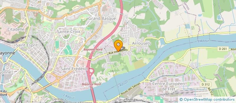 localisation de l'entreprise AMAR à BAYONNE