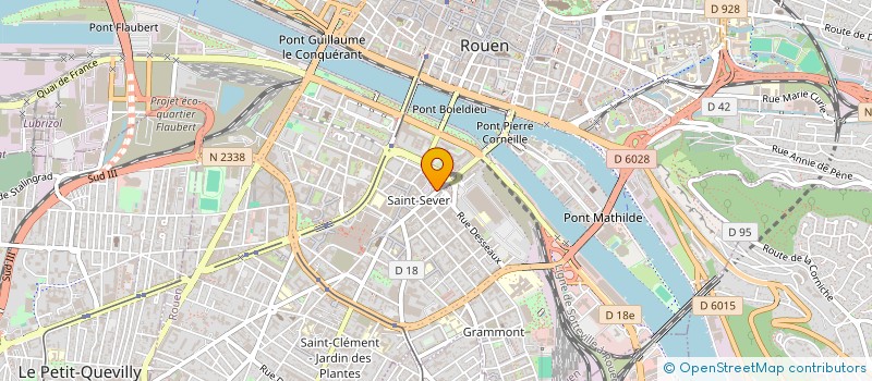 localisation de l'entreprise AMAR à ROUEN