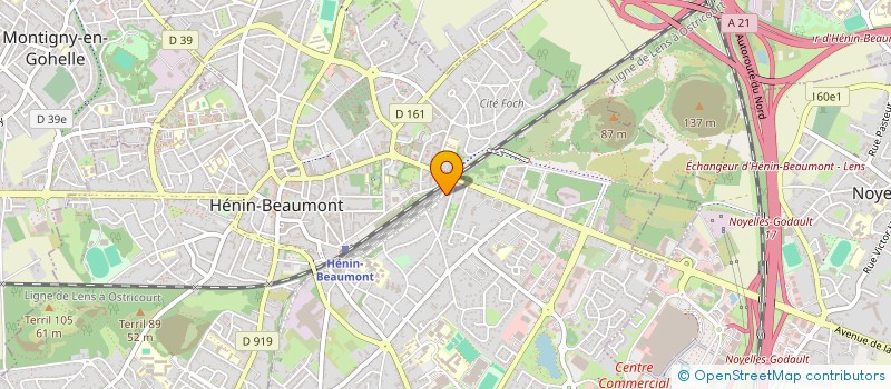 localisation de l'entreprise AMAR à HENIN-BEAUMONT