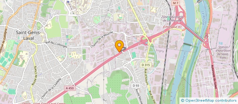 localisation de l'entreprise AMAR COMPANY 26  IRIGNY