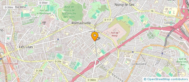 localisation de l'entreprise AMAR RAPHAEL ET SARAH à ROMAINVILLE