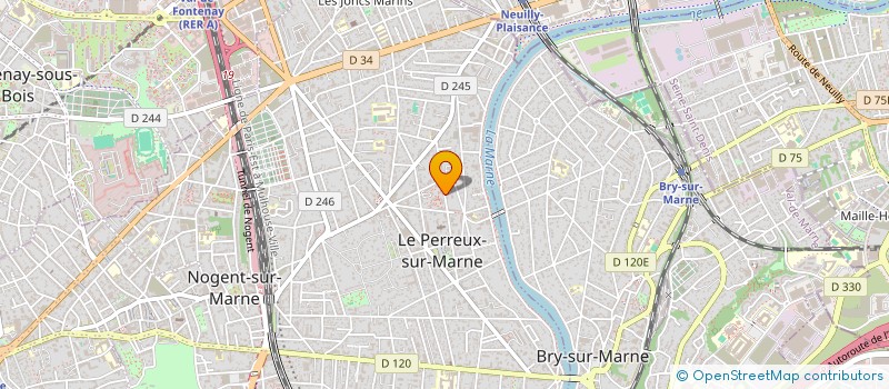 localisation de l'entreprise AMAR SARL à LE PERREUX-SUR-MARNE