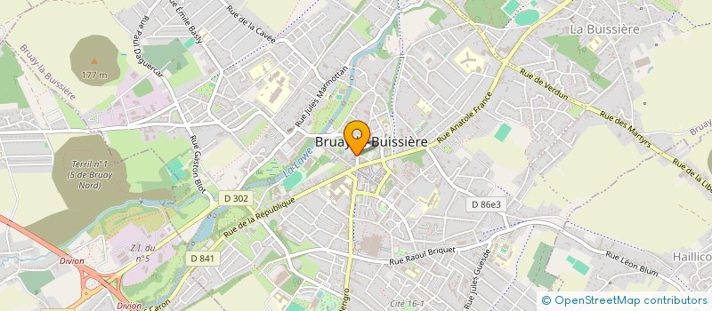 localisation de l'entreprise AMARA à BRUAY-LA-BUISSIERE