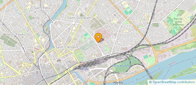 localisation de l'entreprise AMARA à NANTES